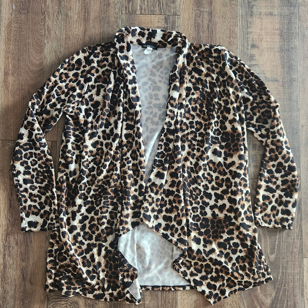 Leopard Print Women's Cardigan